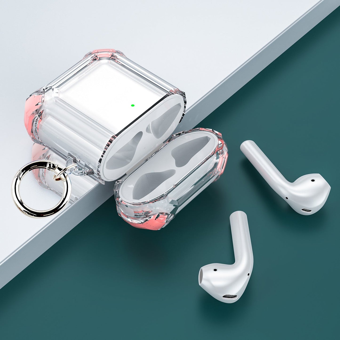 AirPods bluetooth earphone cover creative TPU drop-proof transparent earphone protective shell soft 3rd generation