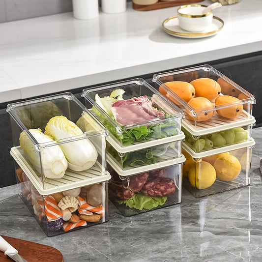 Refrigerator storage box, preservation box, food grade kitchen organizer, vegetable, egg, dumpling, frozen box, sealed box