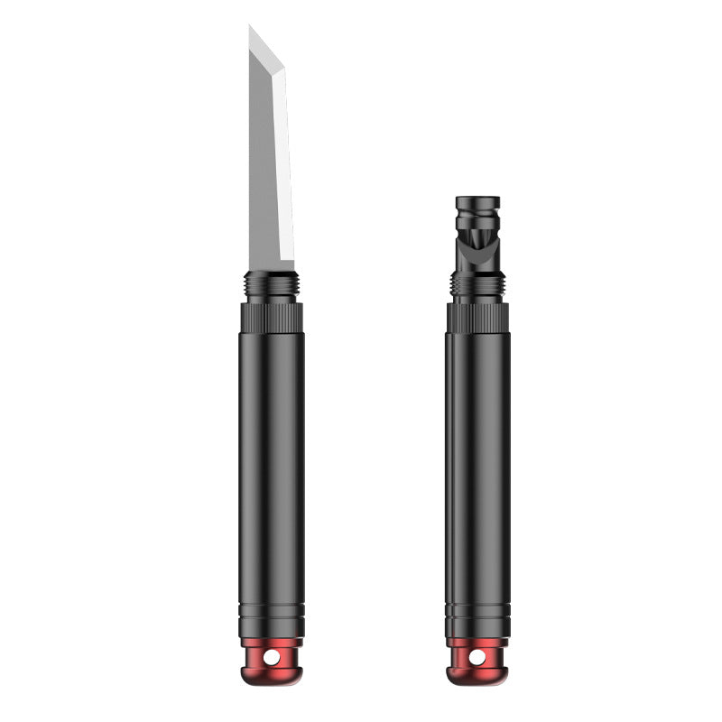 Multifunctional Outdoor Portable Fruit Knife Mini Folding Unboxing High Carbon Steel Aluminum Alloy Handle Creative Knife