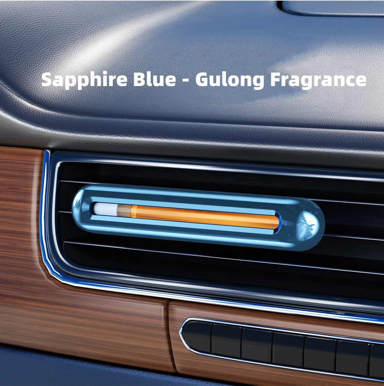 Car fragrance air outlet perfume, lasting fragrance, purifying air, cologne fragrance, zinc alloy car accessories