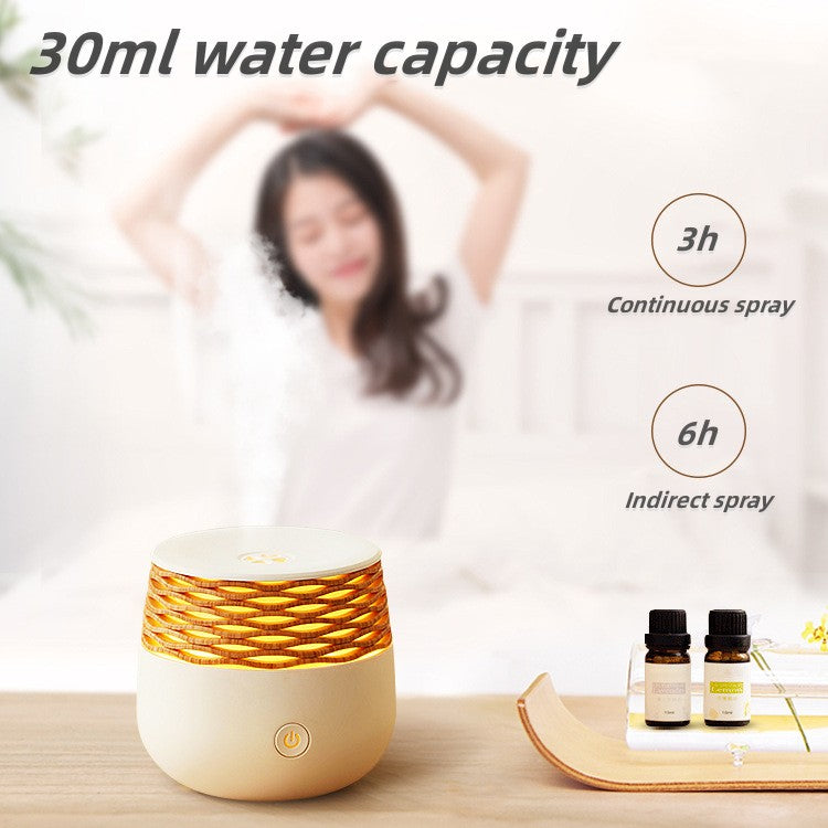 Mini automatic fragrance dispenser for home use, ultrasonic air humidifier