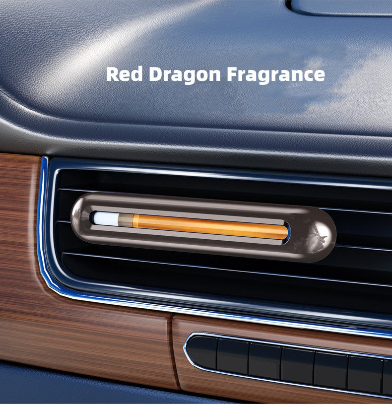 Car fragrance air outlet perfume, lasting fragrance, purifying air, cologne fragrance, zinc alloy car accessories