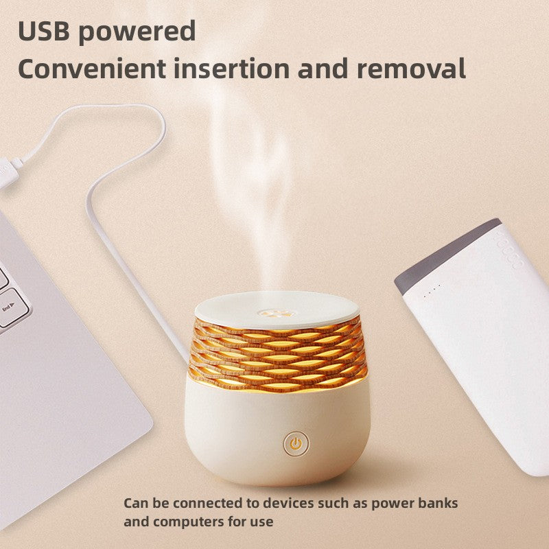 Mini automatic fragrance dispenser for home use, ultrasonic air humidifier