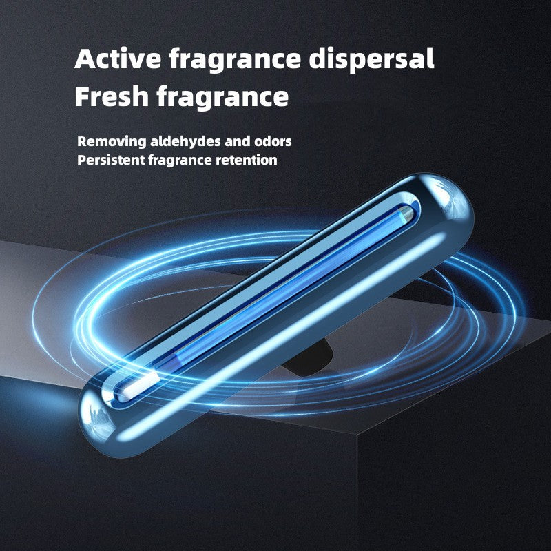 Car fragrance air outlet perfume, lasting fragrance, purifying air, cologne fragrance, zinc alloy car accessories