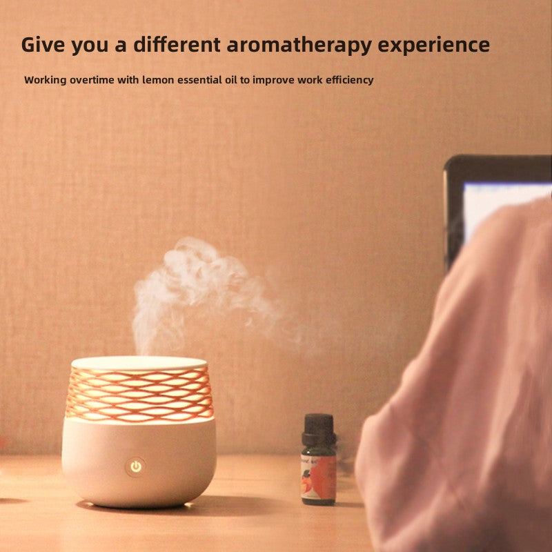 Mini automatic fragrance dispenser for home use, ultrasonic air humidifier