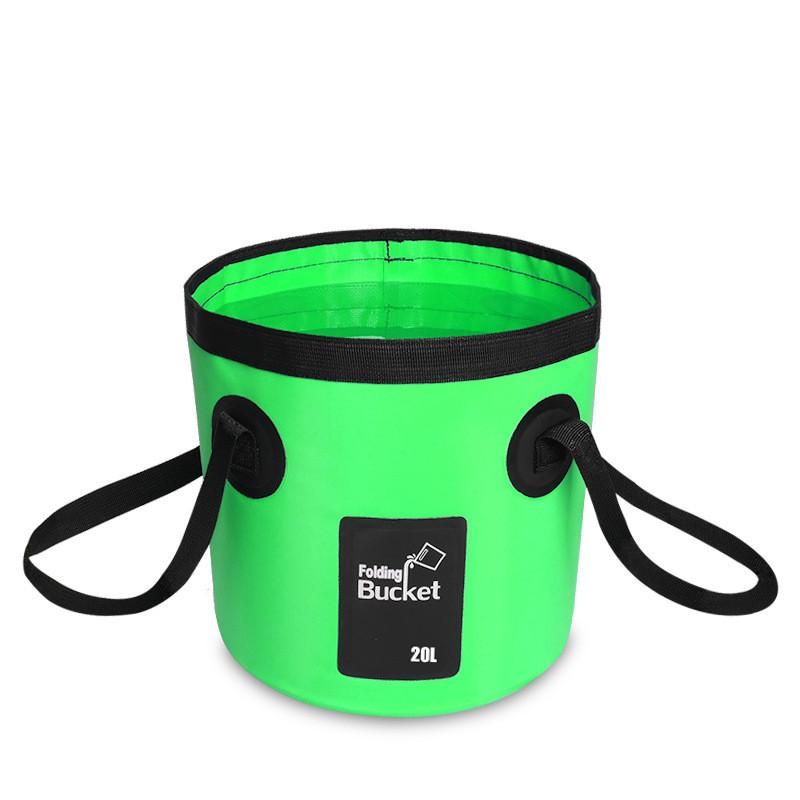 12L Portable Bucket Water Storage Bag Storage Bag Waterproof Water Bag Fishing Folding Bucket Portable Sink Mop Bucket