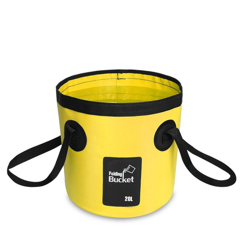 12L Portable Bucket Water Storage Bag Storage Bag Waterproof Water Bag Fishing Folding Bucket Portable Sink Mop Bucket