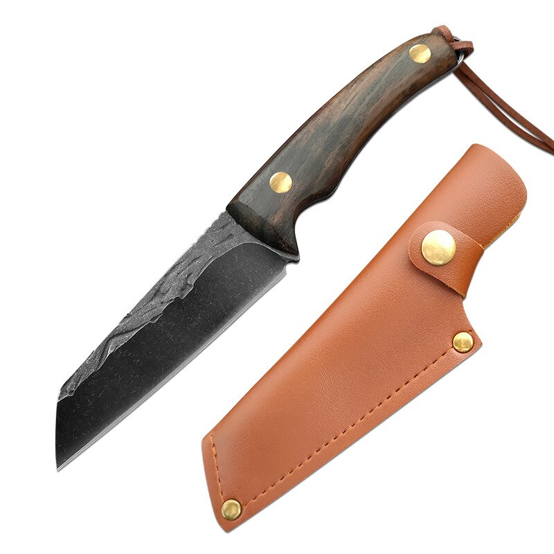 Boning Knife Outdoor Hunting Camping Knife Handmade Forged Knife Kitchen Knife Military Knife- Good for Camping Survival Outdoor