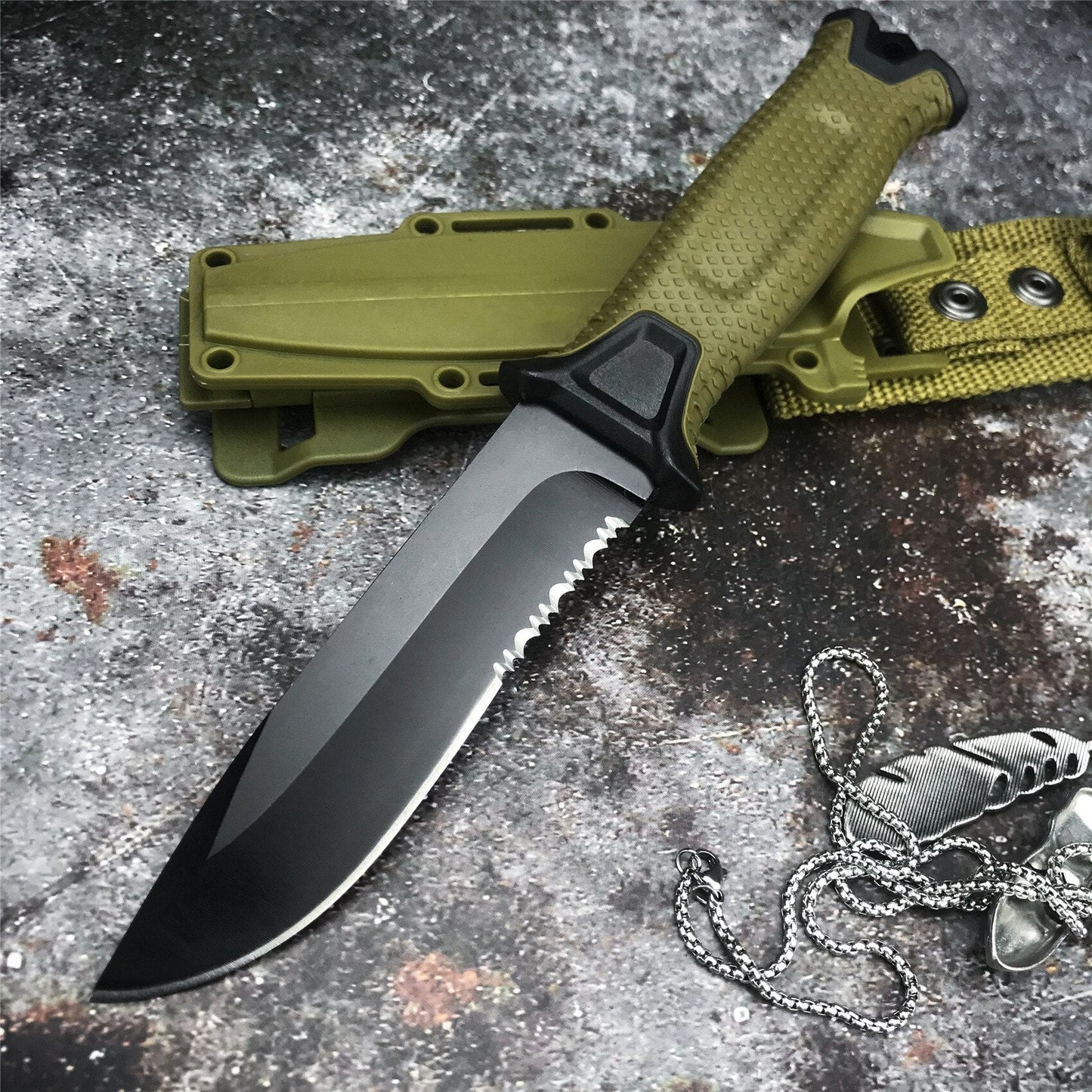 Gb 1500 Fixed Blade Knife Military Training High Quality Outdoor Camping Hunting Survival Tactical Pocket EDC Tool Knives