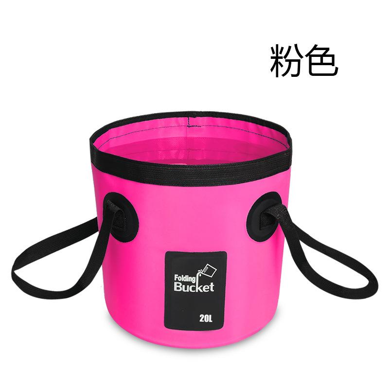 12L Portable Bucket Water Storage Bag Storage Bag Waterproof Water Bag Fishing Folding Bucket Portable Sink Mop Bucket